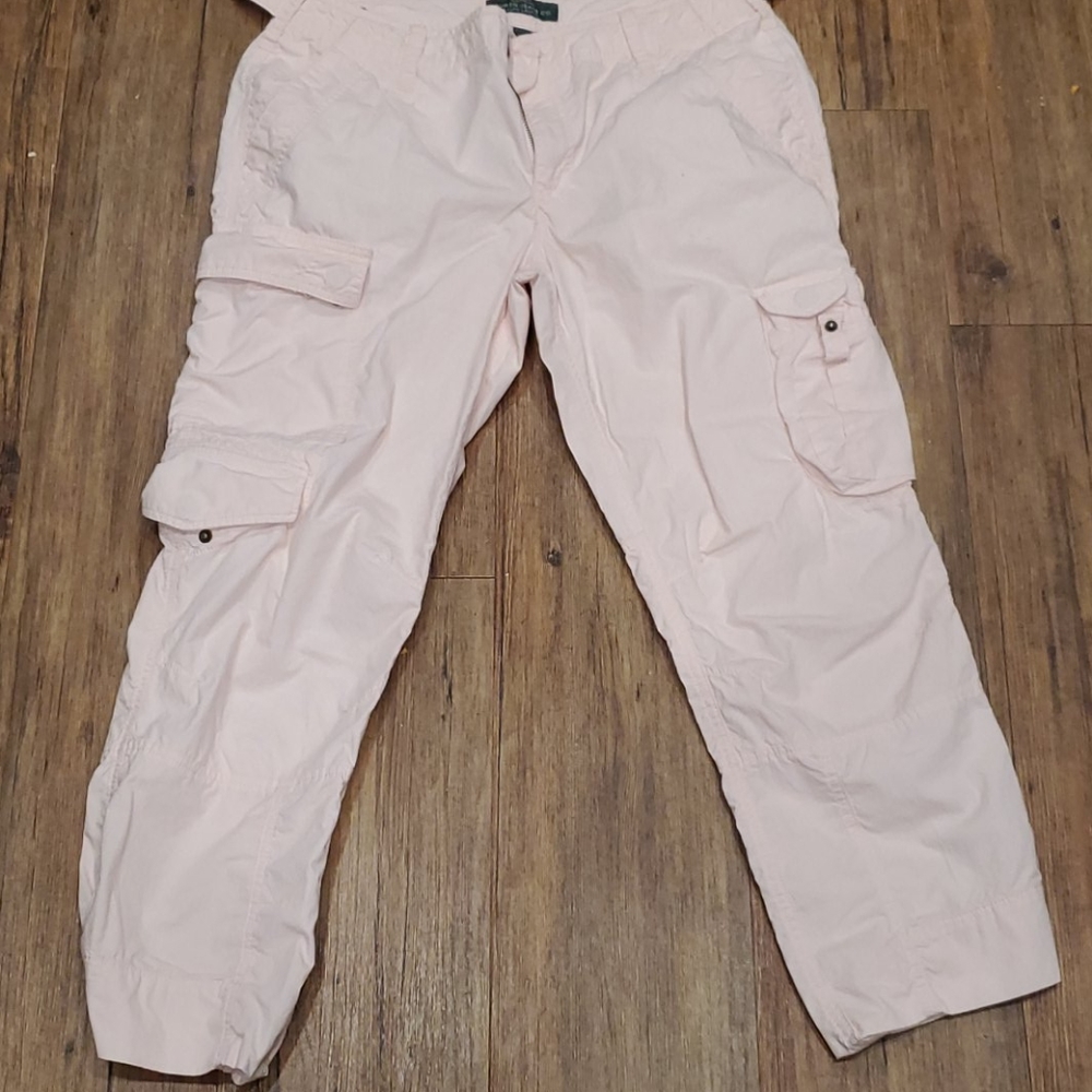 Ralph Lauren Light Pink Cargo Pants Size 12